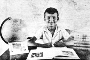 José Teles aos oito anos de idade (Arquivo Pessoal)